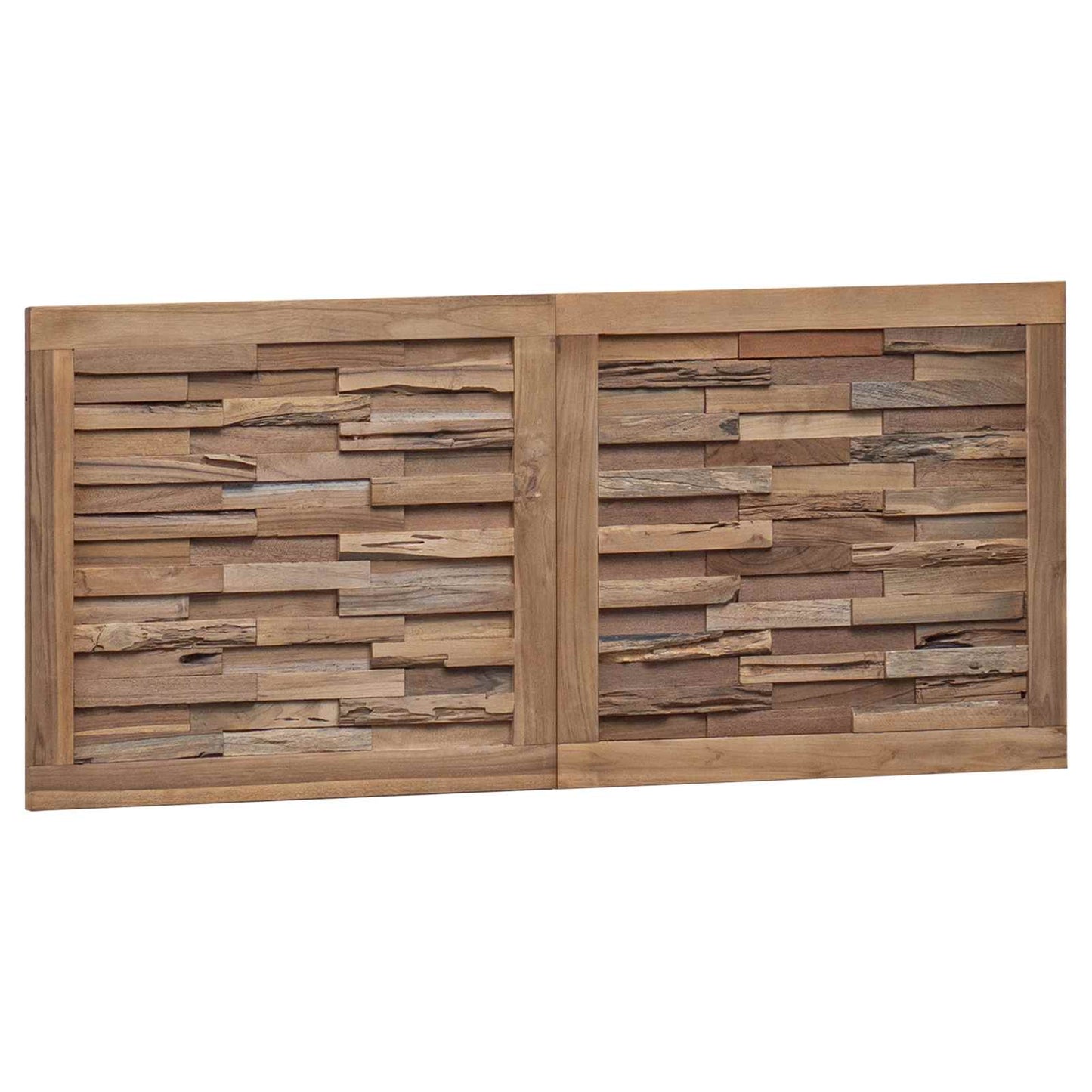 vidaXL Headboard Natural Solid Teak Wood
