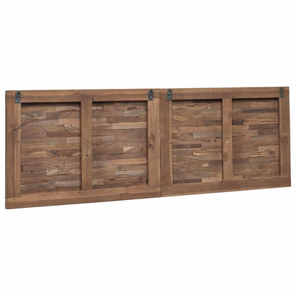 vidaXL Bed Headboard Natural Solid Teak Wood