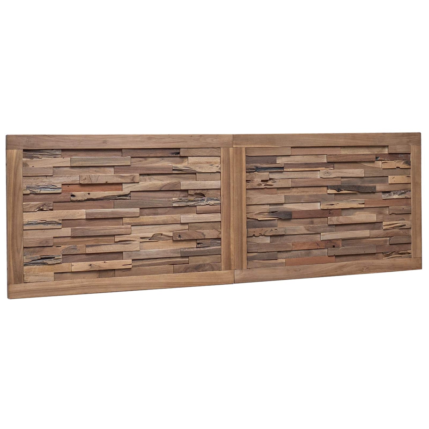 vidaXL Bed Headboard Natural Solid Teak Wood