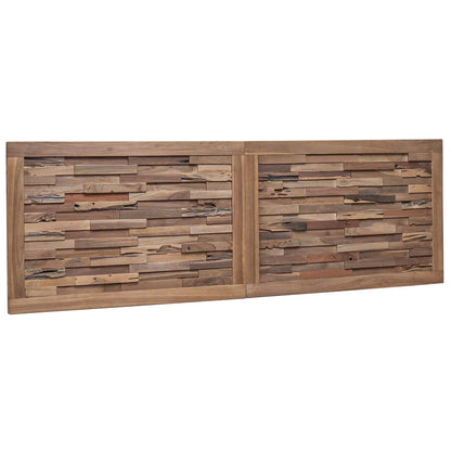 vidaXL Bed Headboard Natural Solid Teak Wood