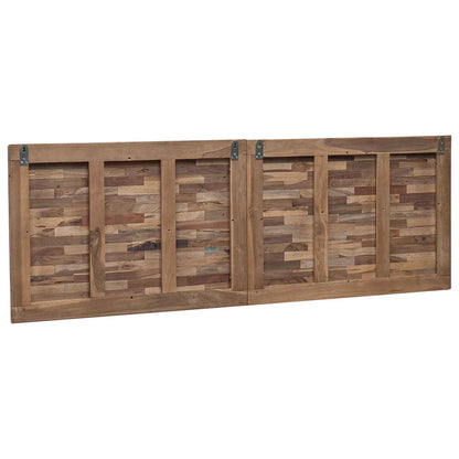 vidaXL Bed Headboard Natural Solid Teak Wood