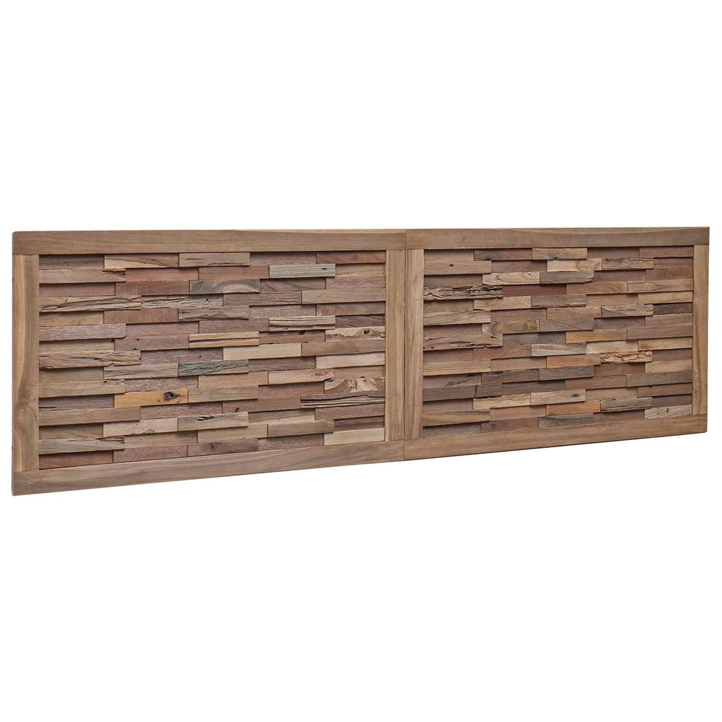 vidaXL Headboard Natural Solid Teak Wood