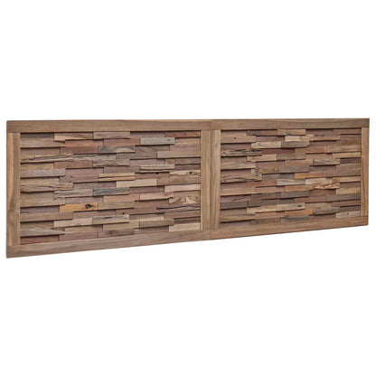vidaXL Headboard Natural Solid Teak Wood