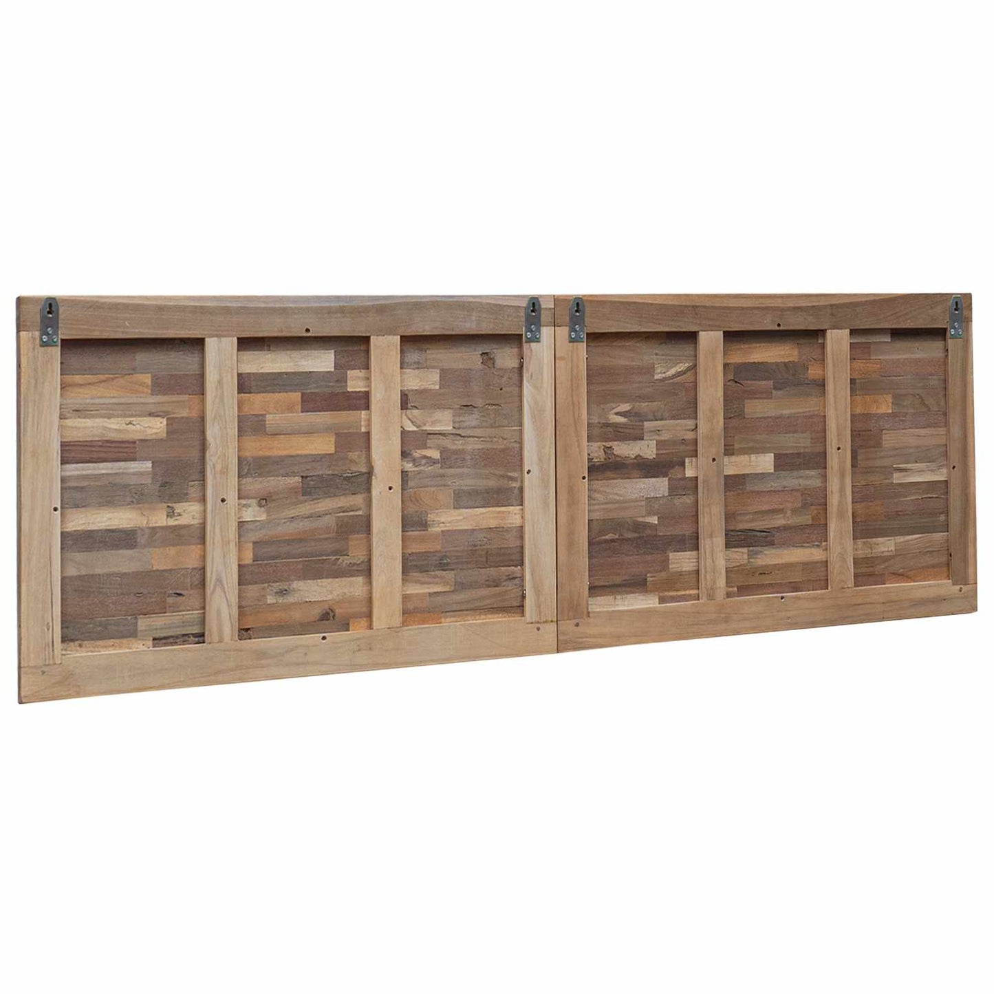 vidaXL Headboard Natural Solid Teak Wood