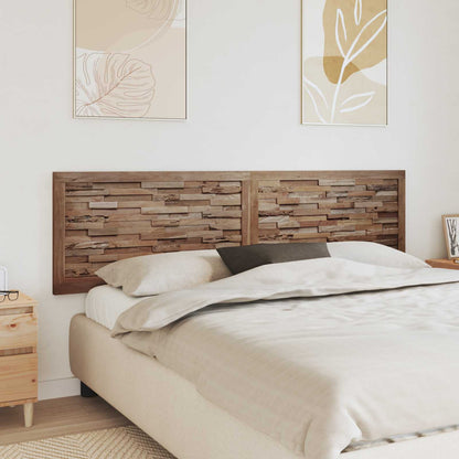 vidaXL Bed Headboard Natural Solid Teak Wood