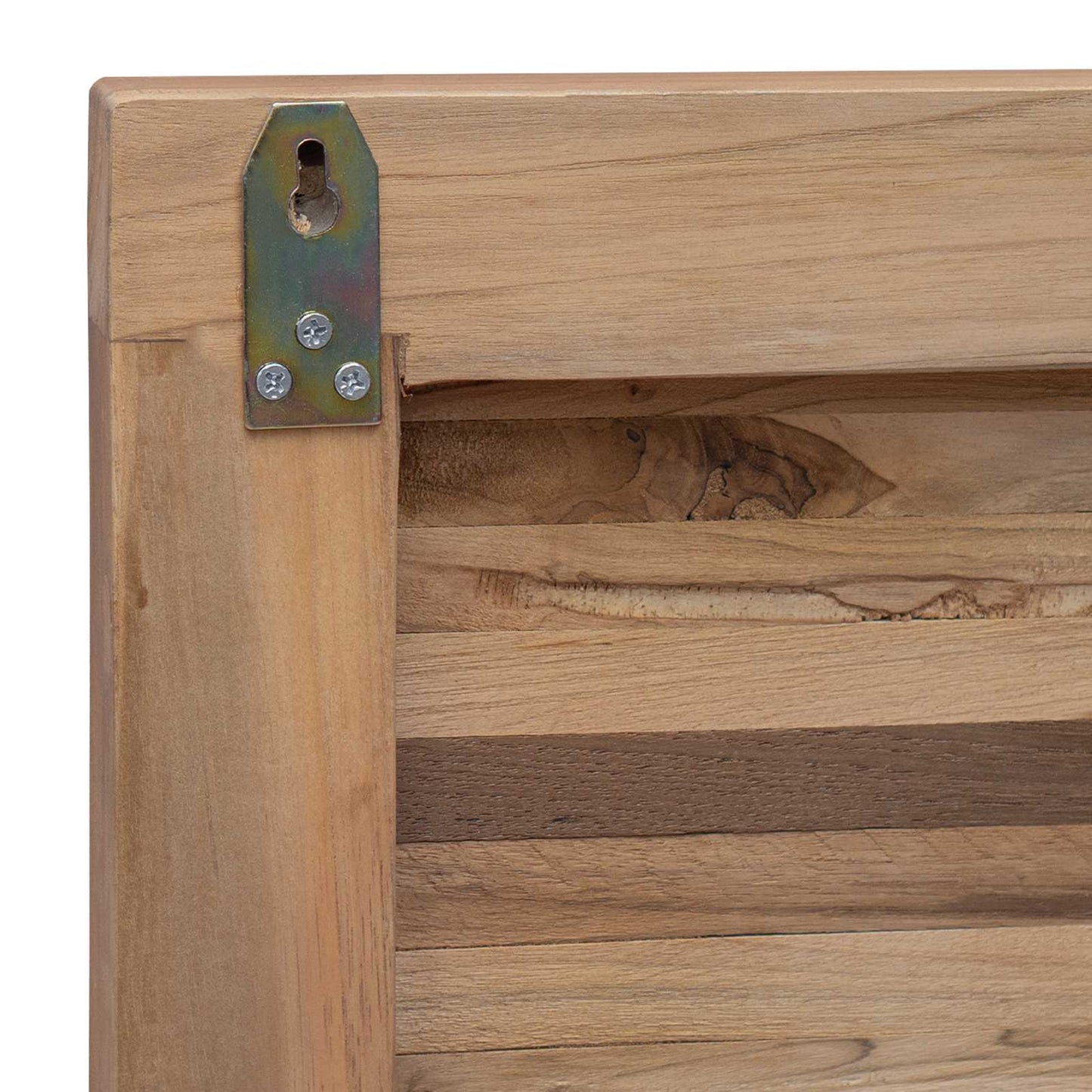 vidaXL Bed Headboard Natural Solid Teak Wood