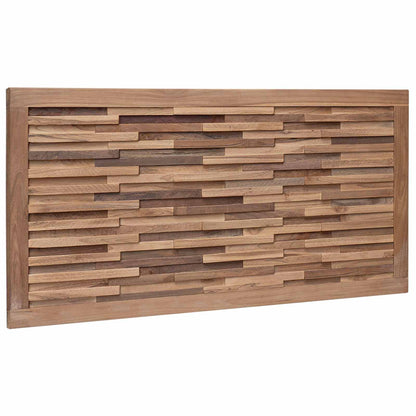 vidaXL Bed Headboard Natural Solid Teak Wood