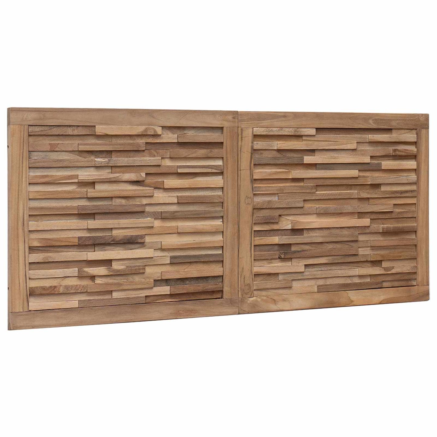 vidaXL Headboard Natural Solid Teak Wood
