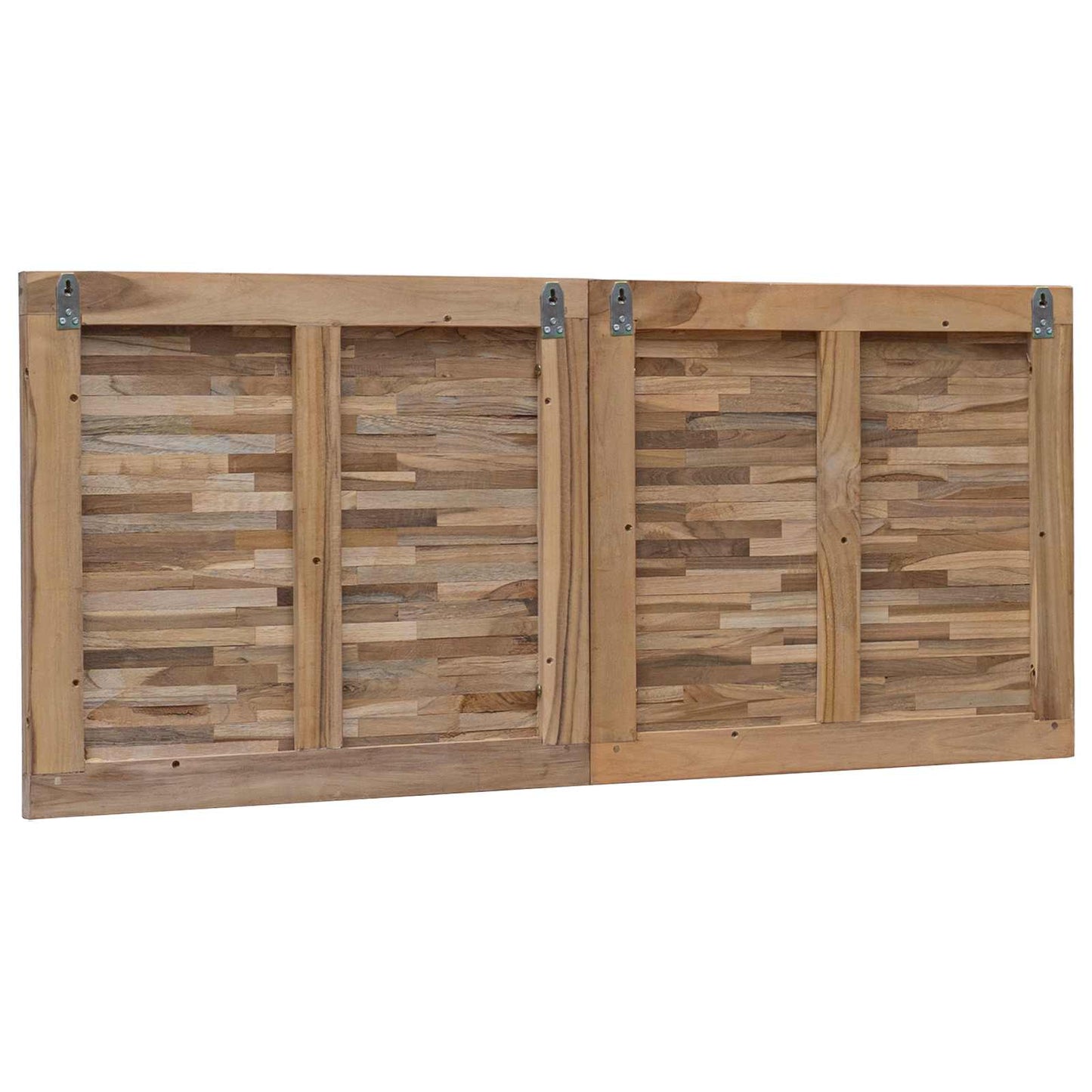 vidaXL Headboard Natural Solid Teak Wood