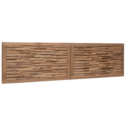vidaXL Bed Headboard Natural Solid Teak Wood
