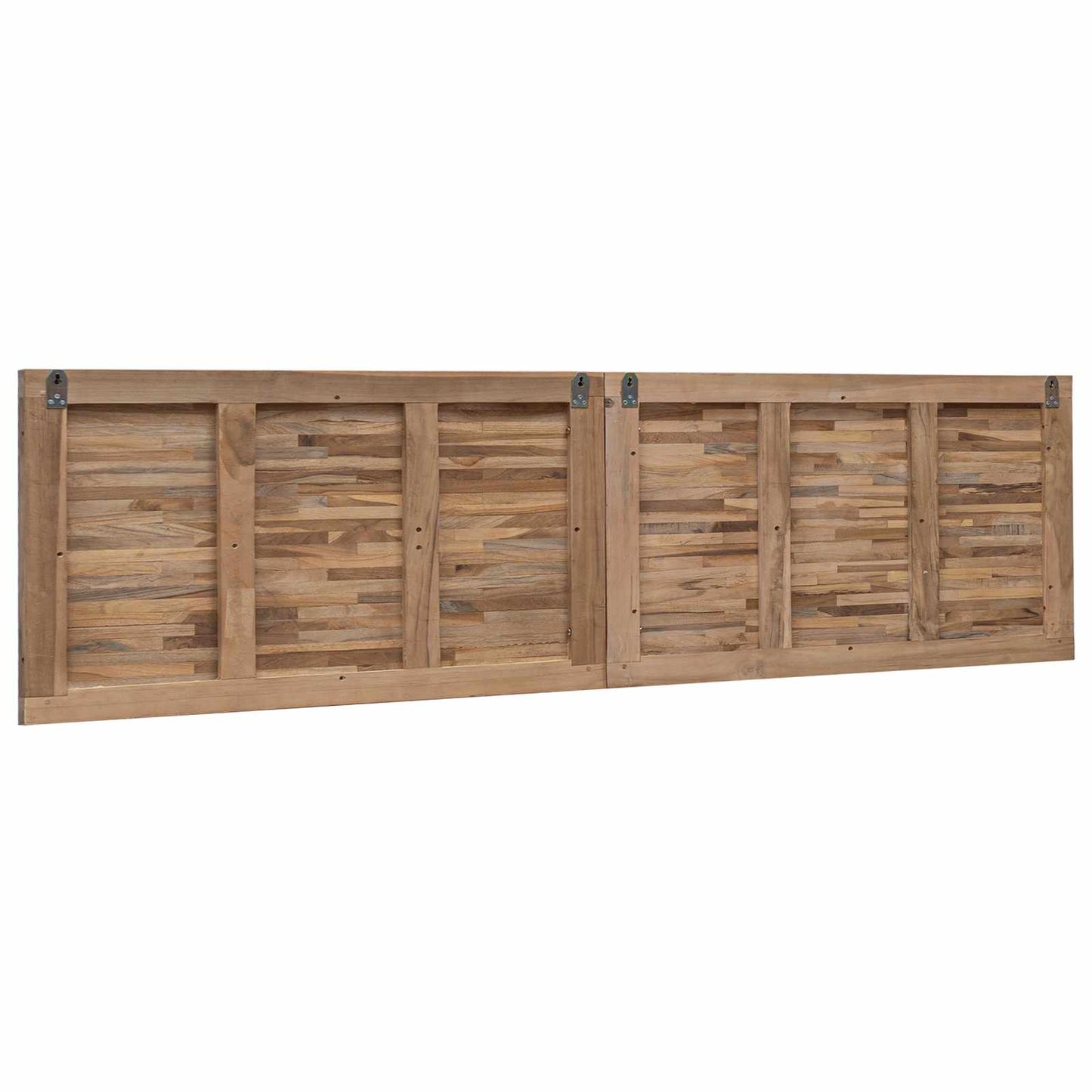 vidaXL Bed Headboard Natural Solid Teak Wood