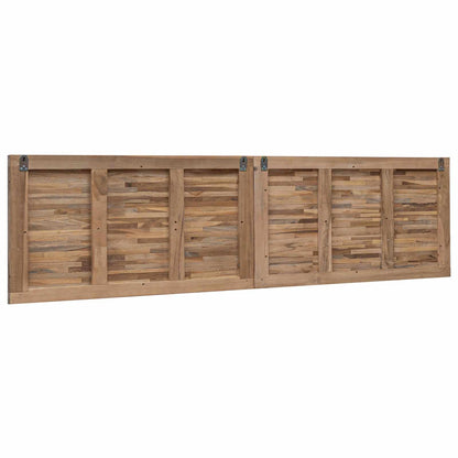 vidaXL Bed Headboard Natural Solid Teak Wood
