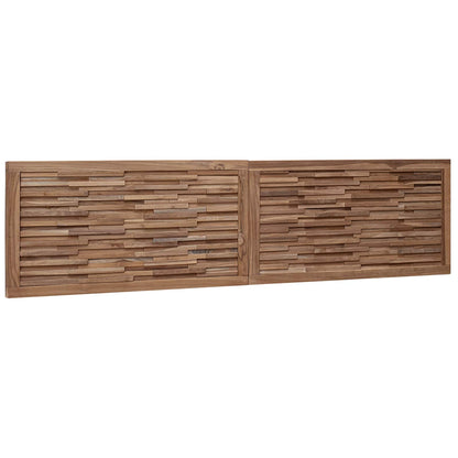 vidaXL Bed Headboard Natural Solid Teak Wood