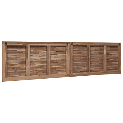 vidaXL Bed Headboard Natural Solid Teak Wood
