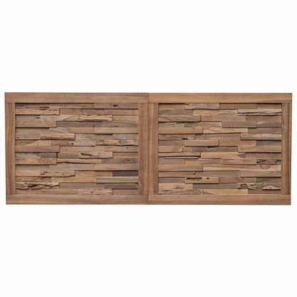 vidaXL Bed Headboard Natural Solid Teak Wood