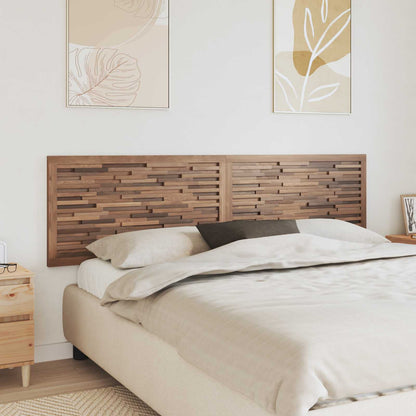vidaXL Bed Headboard Natural Solid Teak Wood