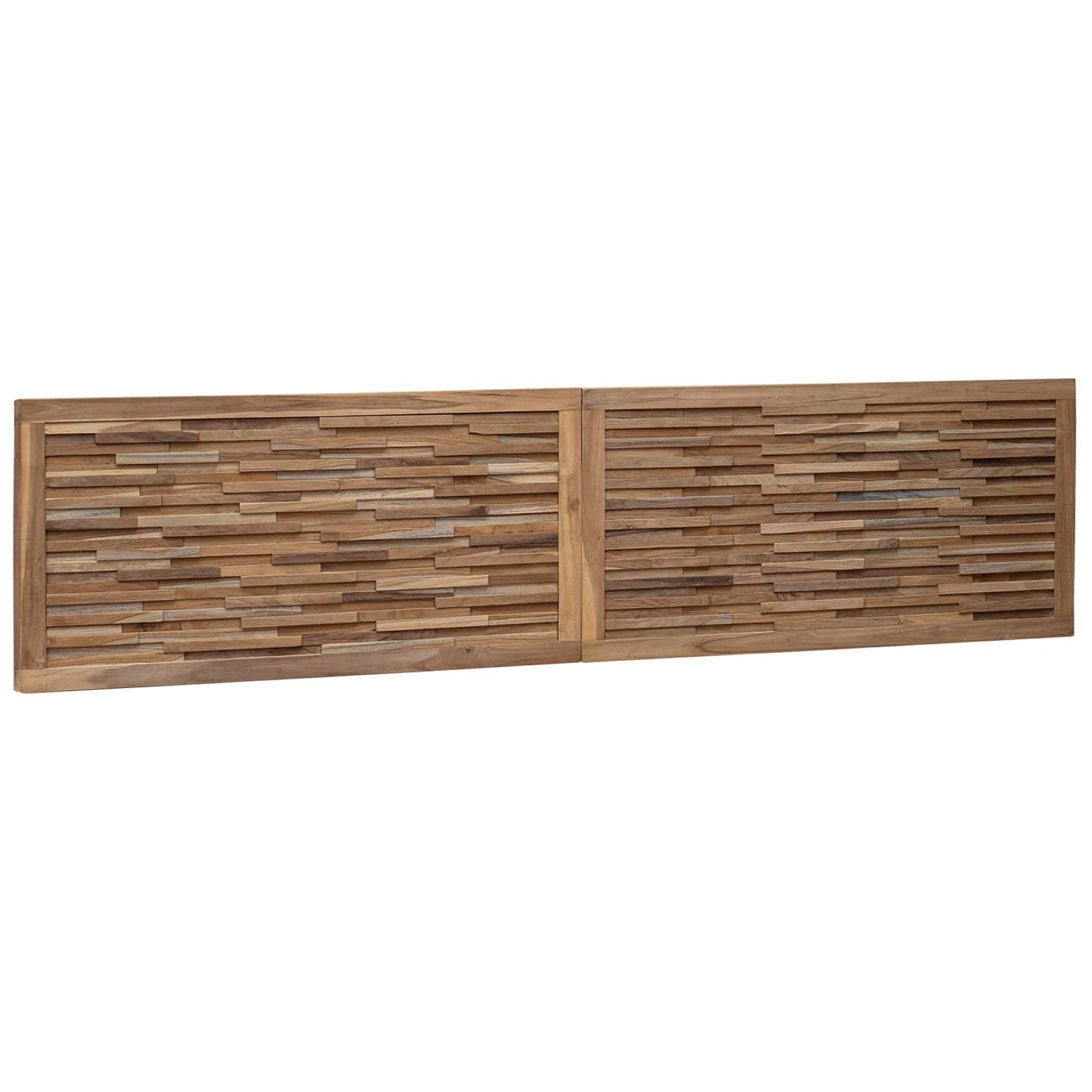 vidaXL Bed Headboard Natural Solid Teak Wood