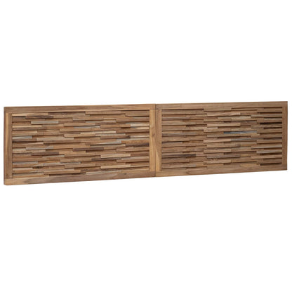 vidaXL Bed Headboard Natural Solid Teak Wood