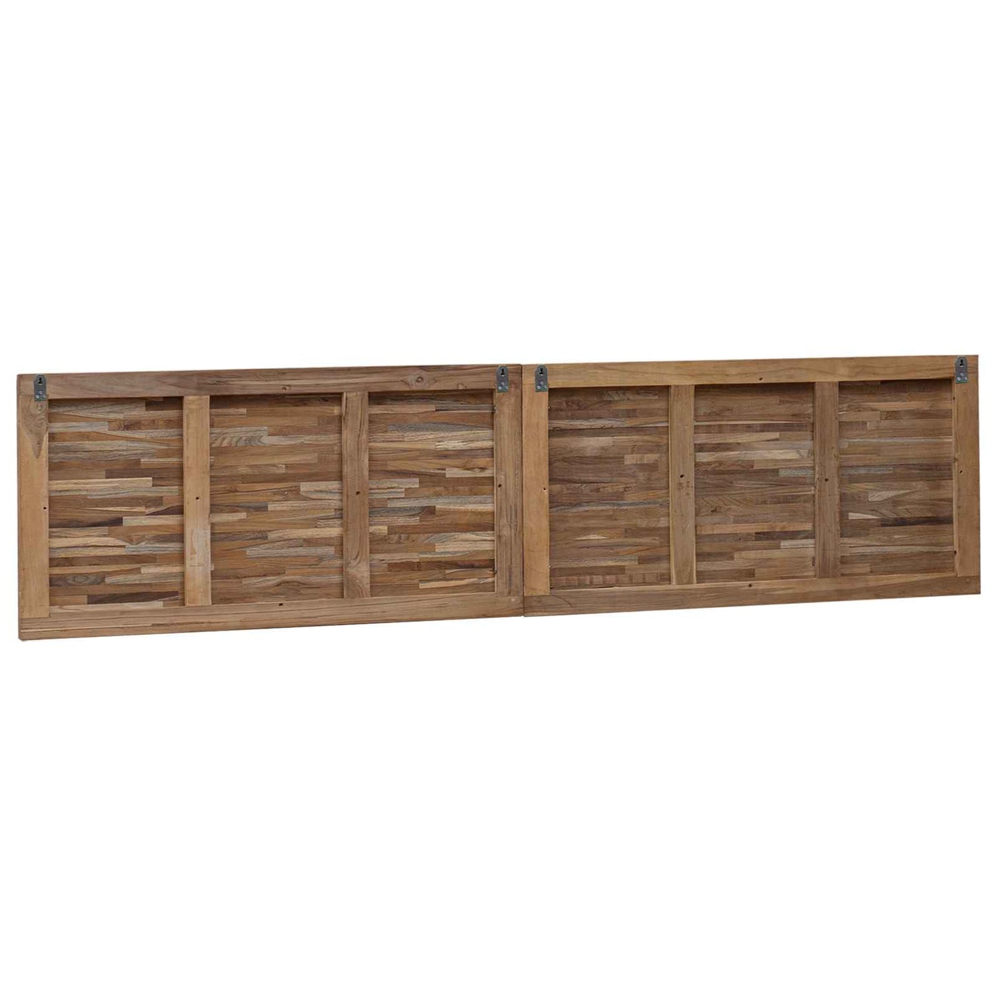 vidaXL Bed Headboard Natural Solid Teak Wood