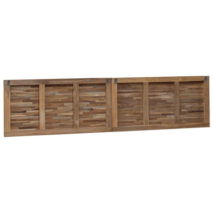 vidaXL Bed Headboard Natural Solid Teak Wood