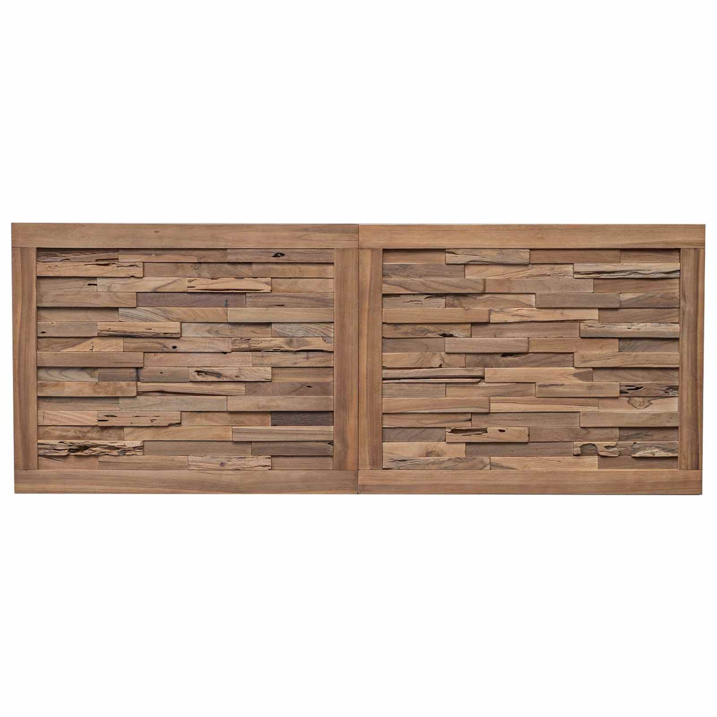 vidaXL Bed Headboard Natural Solid Teak Wood