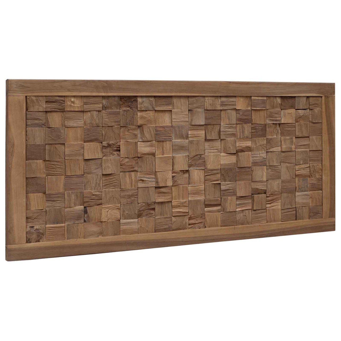 vidaXL Bed Headboard Natural Solid Teak Wood