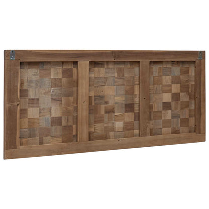 vidaXL Bed Headboard Natural Solid Teak Wood