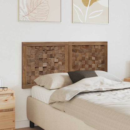 vidaXL Bed Headboard Natural Solid Teak Wood