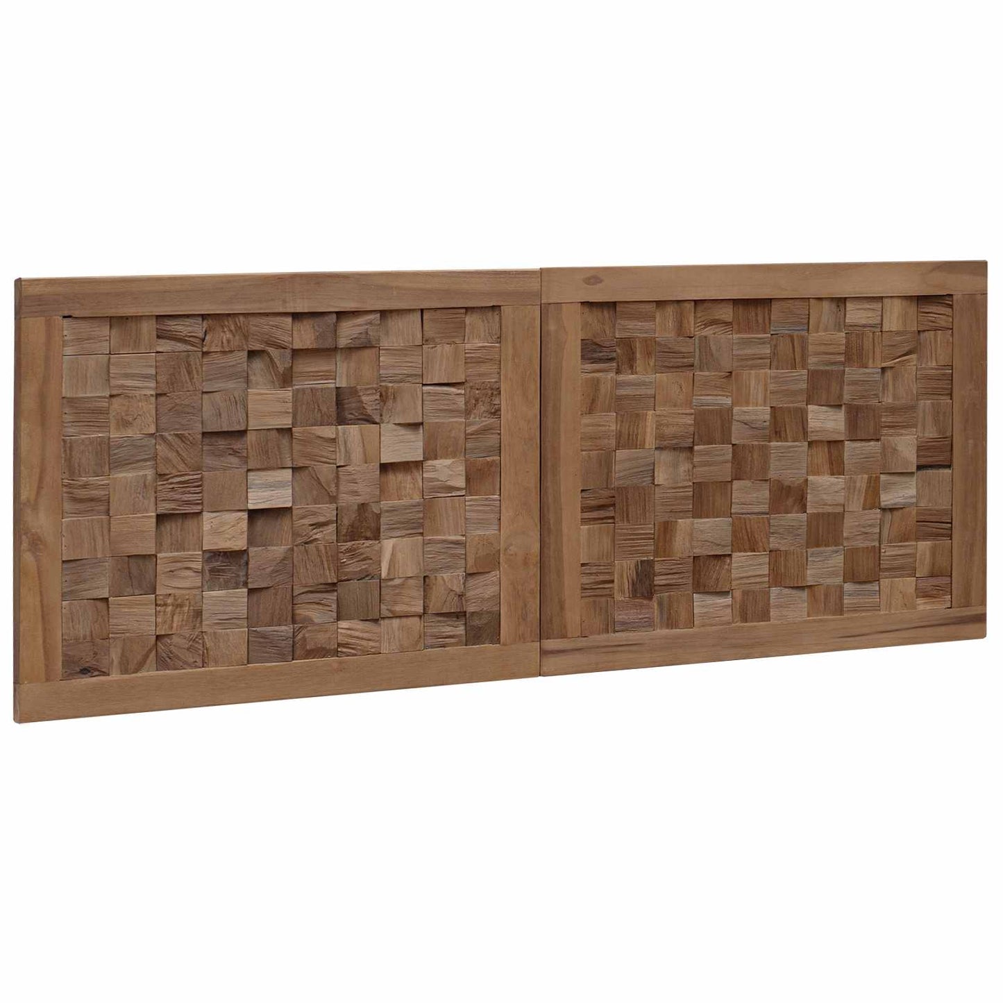 vidaXL Bed Headboard Natural Solid Teak Wood