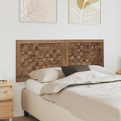 vidaXL Bed Headboard Natural Solid Teak Wood