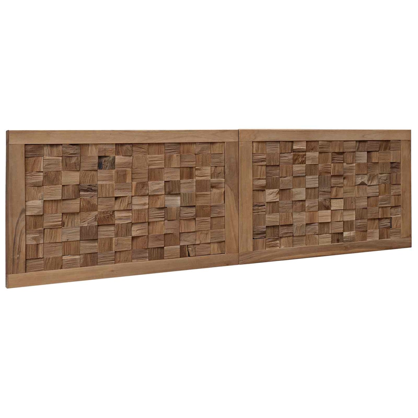 vidaXL Bed Headboard Natural Solid Teak Wood