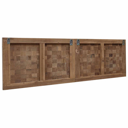 vidaXL Bed Headboard Natural Solid Teak Wood