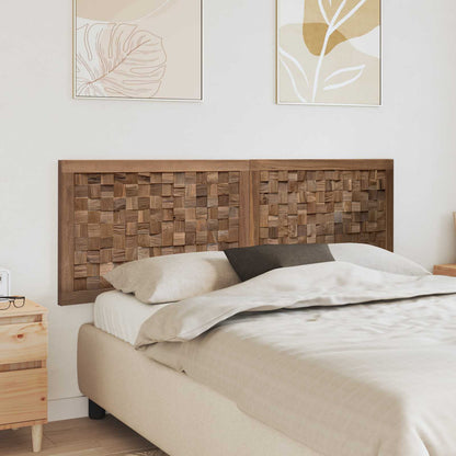 vidaXL Bed Headboard Natural Solid Teak Wood