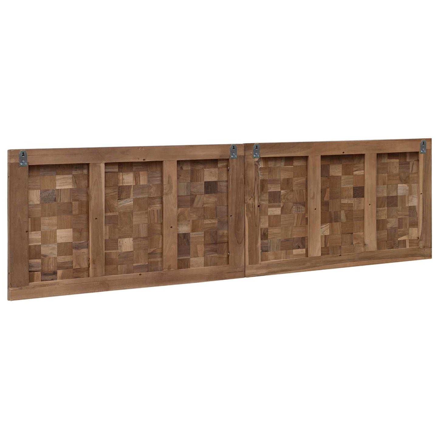 vidaXL Bed Headboard Natural Solid Teak Wood
