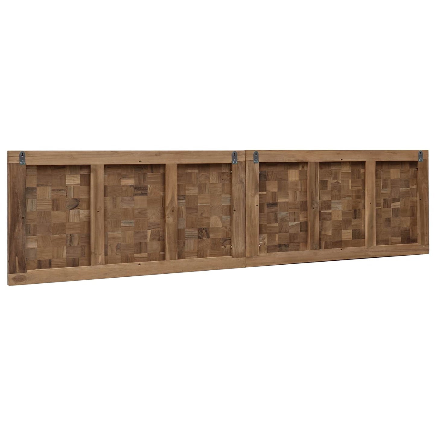 vidaXL Bed Headboard Natural Solid Teak Wood