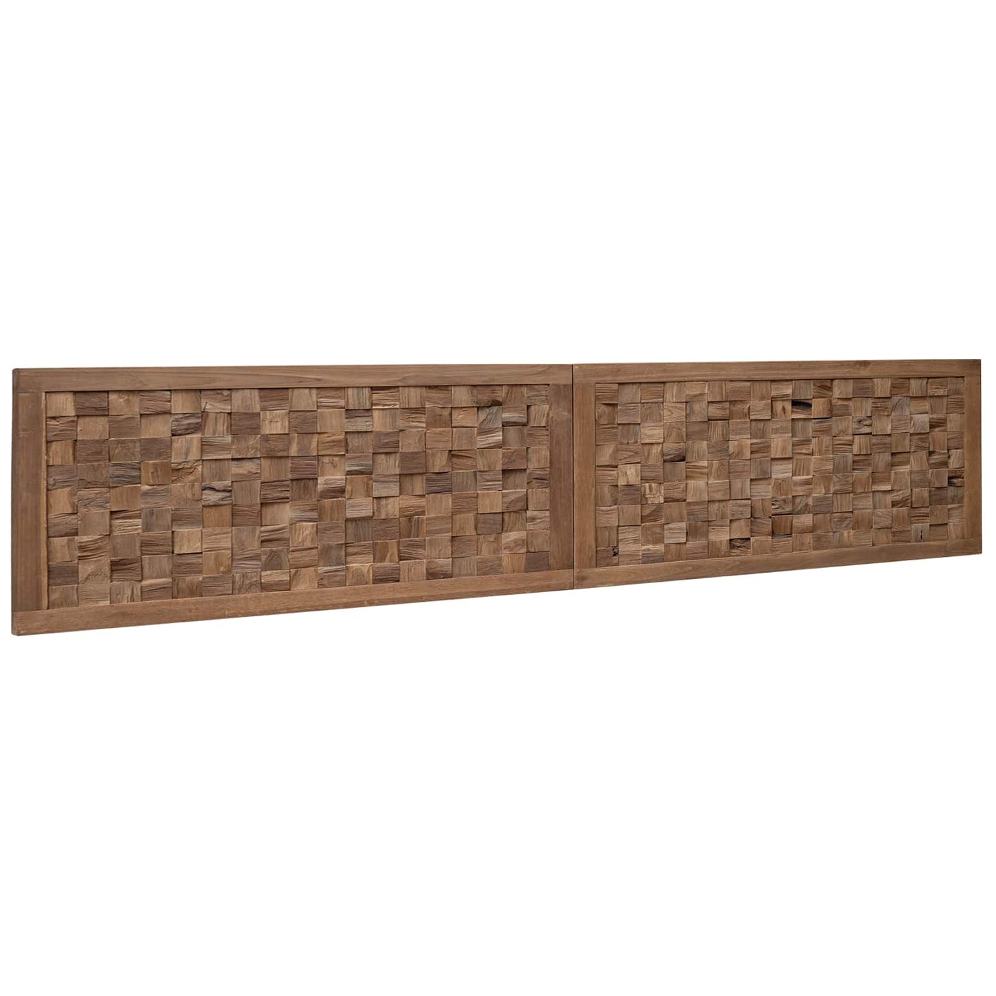 vidaXL Bed Headboard Natural Solid Teak Wood