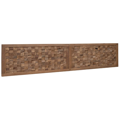 vidaXL Bed Headboard Natural Solid Teak Wood