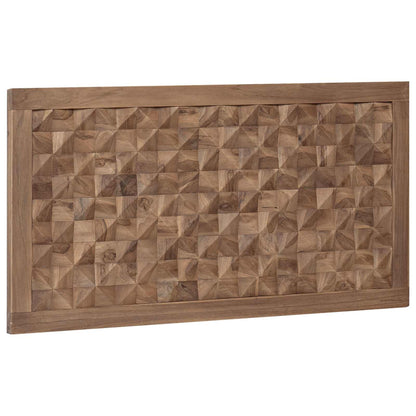 vidaXL Bed Headboard Natural Solid Teak Wood