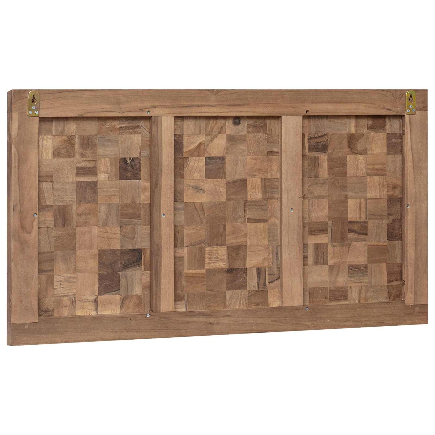 vidaXL Bed Headboard Natural Solid Teak Wood