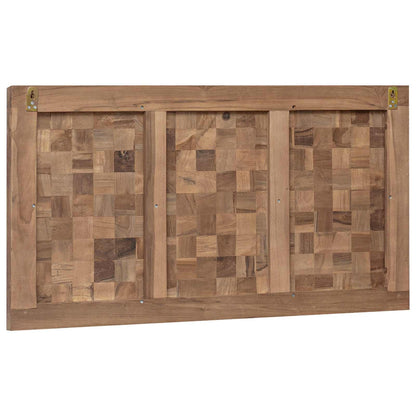 vidaXL Bed Headboard Natural Solid Teak Wood