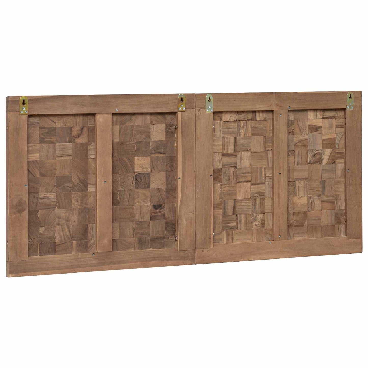 vidaXL Bed Headboard Natural Solid Teak Wood