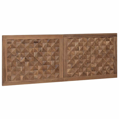 vidaXL Bed Headboard Natural Solid Teak Wood