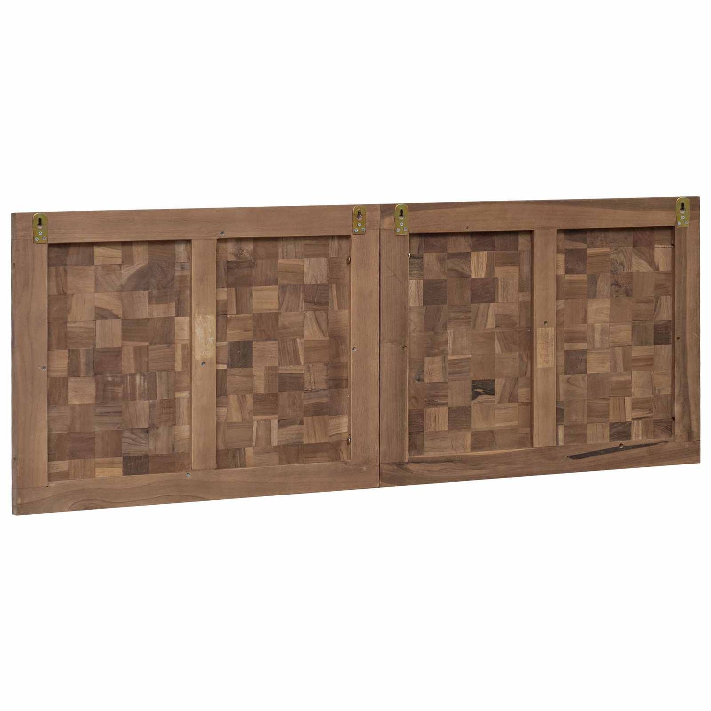 vidaXL Bed Headboard Natural Solid Teak Wood