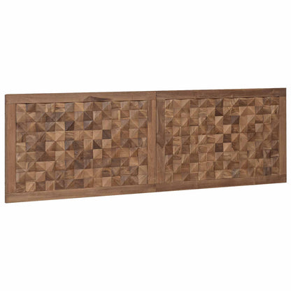 vidaXL Bed Headboard Natural Solid Teak Wood