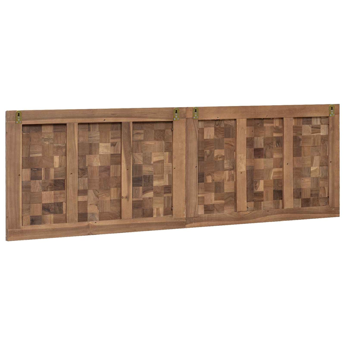 vidaXL Bed Headboard Natural Solid Teak Wood