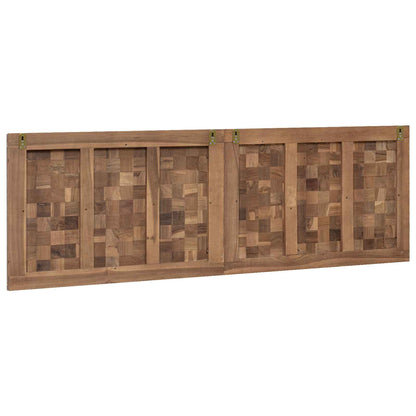 vidaXL Bed Headboard Natural Solid Teak Wood