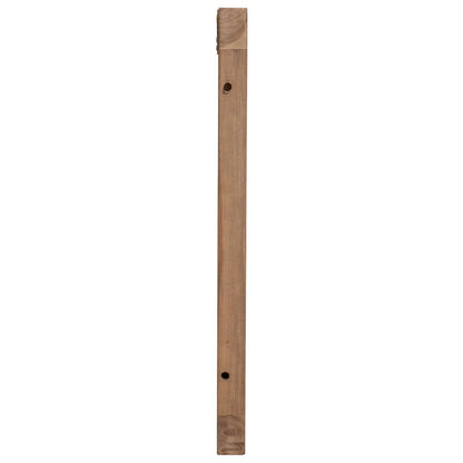 vidaXL Bed Headboard Natural Solid Teak Wood
