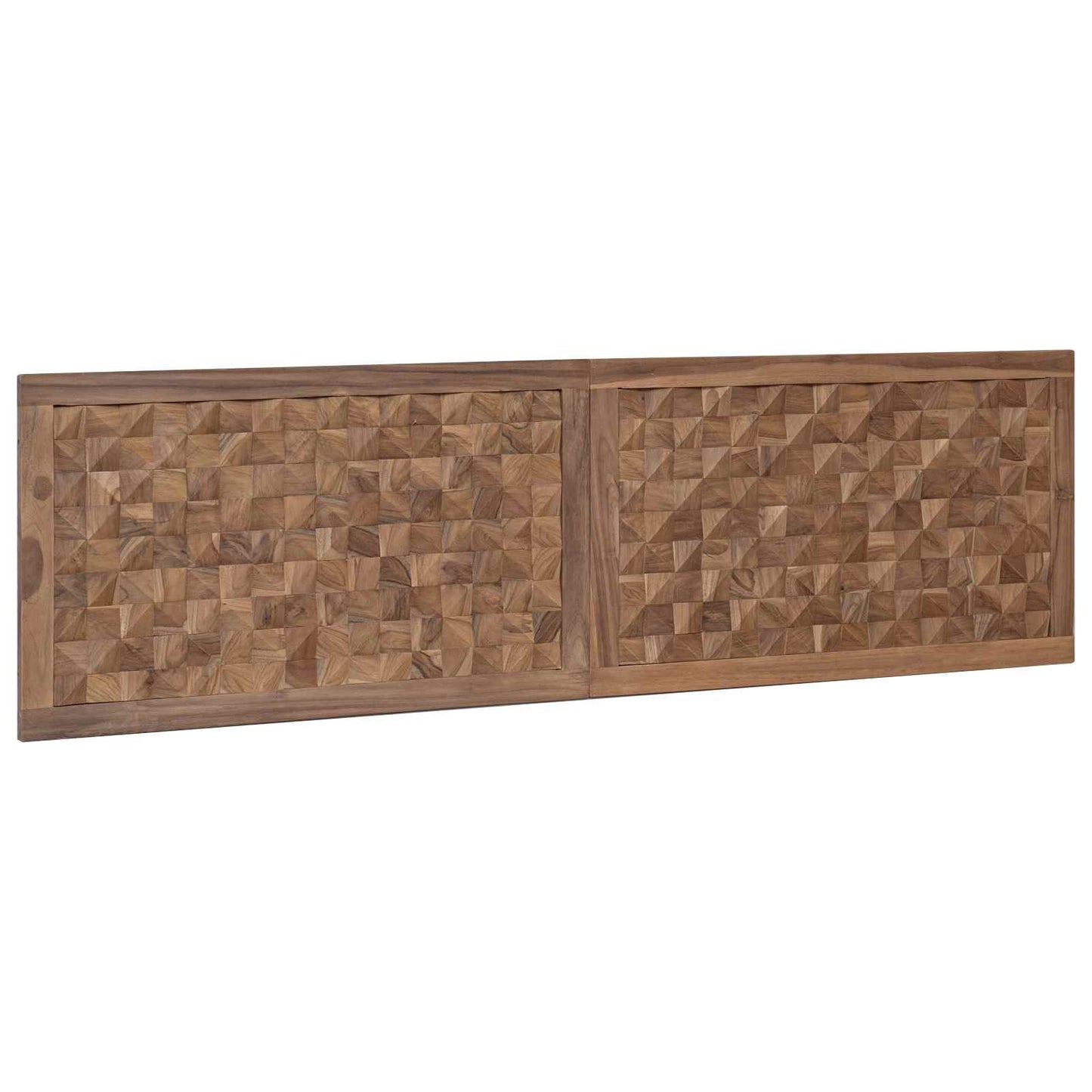 vidaXL Bed Headboard Natural Solid Teak Wood