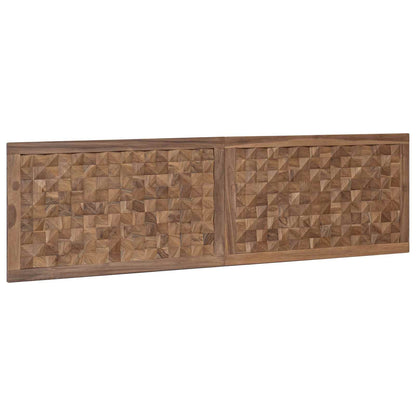 vidaXL Bed Headboard Natural Solid Teak Wood