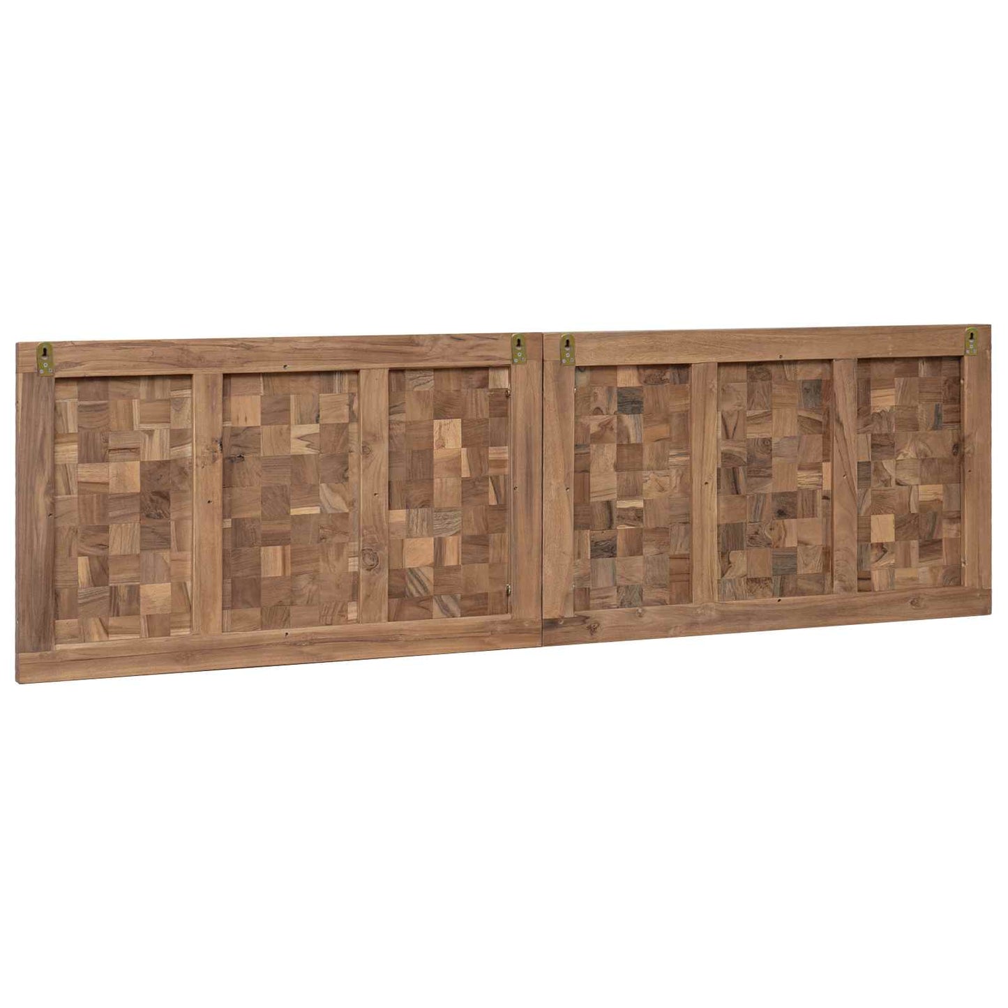 vidaXL Bed Headboard Natural Solid Teak Wood